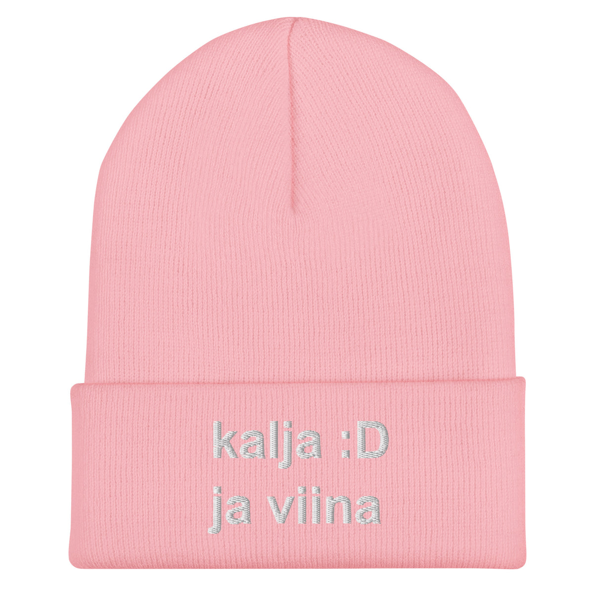 Vaaleanpunainen hauska pipo kalja ja viina tekstillä, mukava lisä asusteisiin