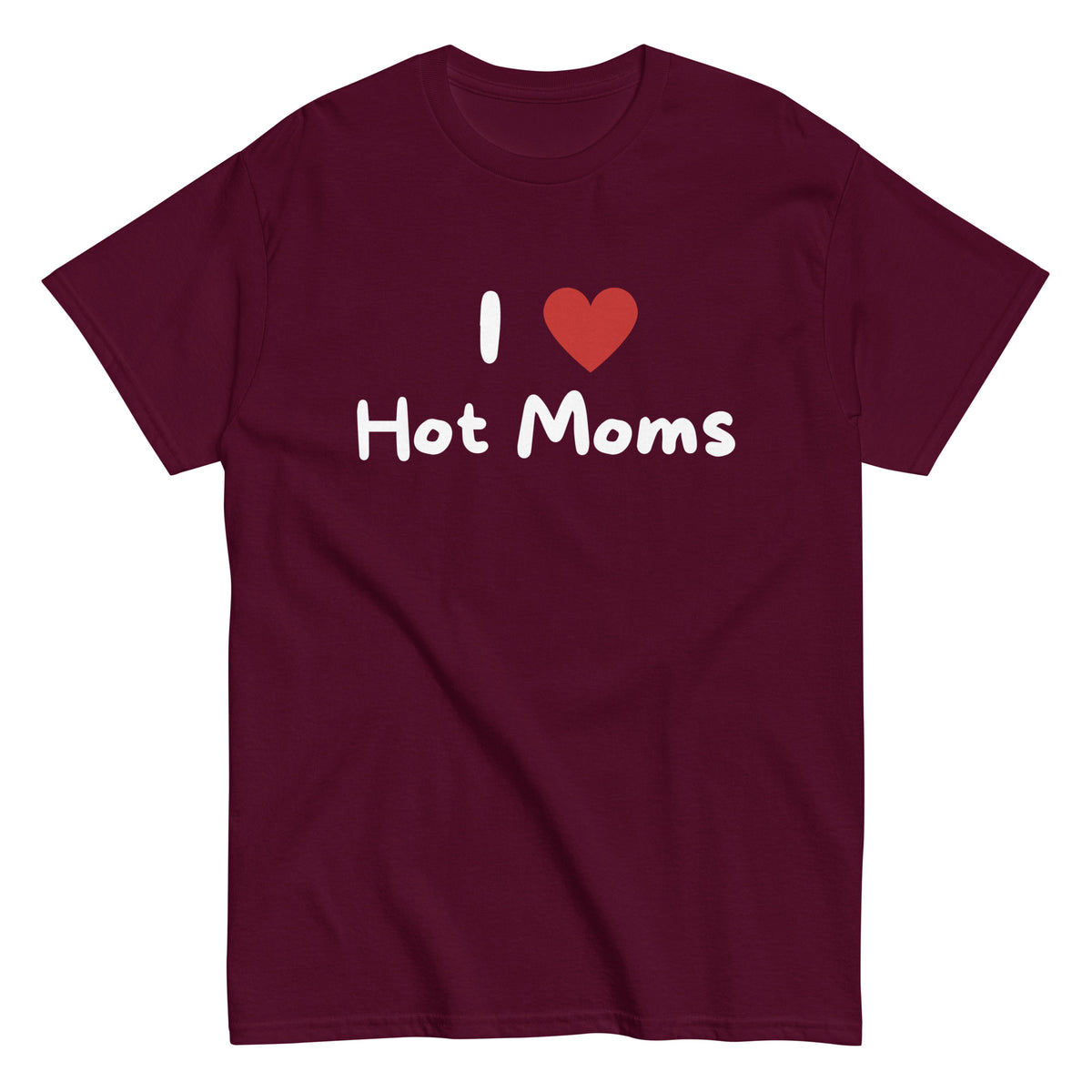 Bordoo I love Hot Moms -hauska t-paita lahjaksi Meemirotta tuotemerkiltä