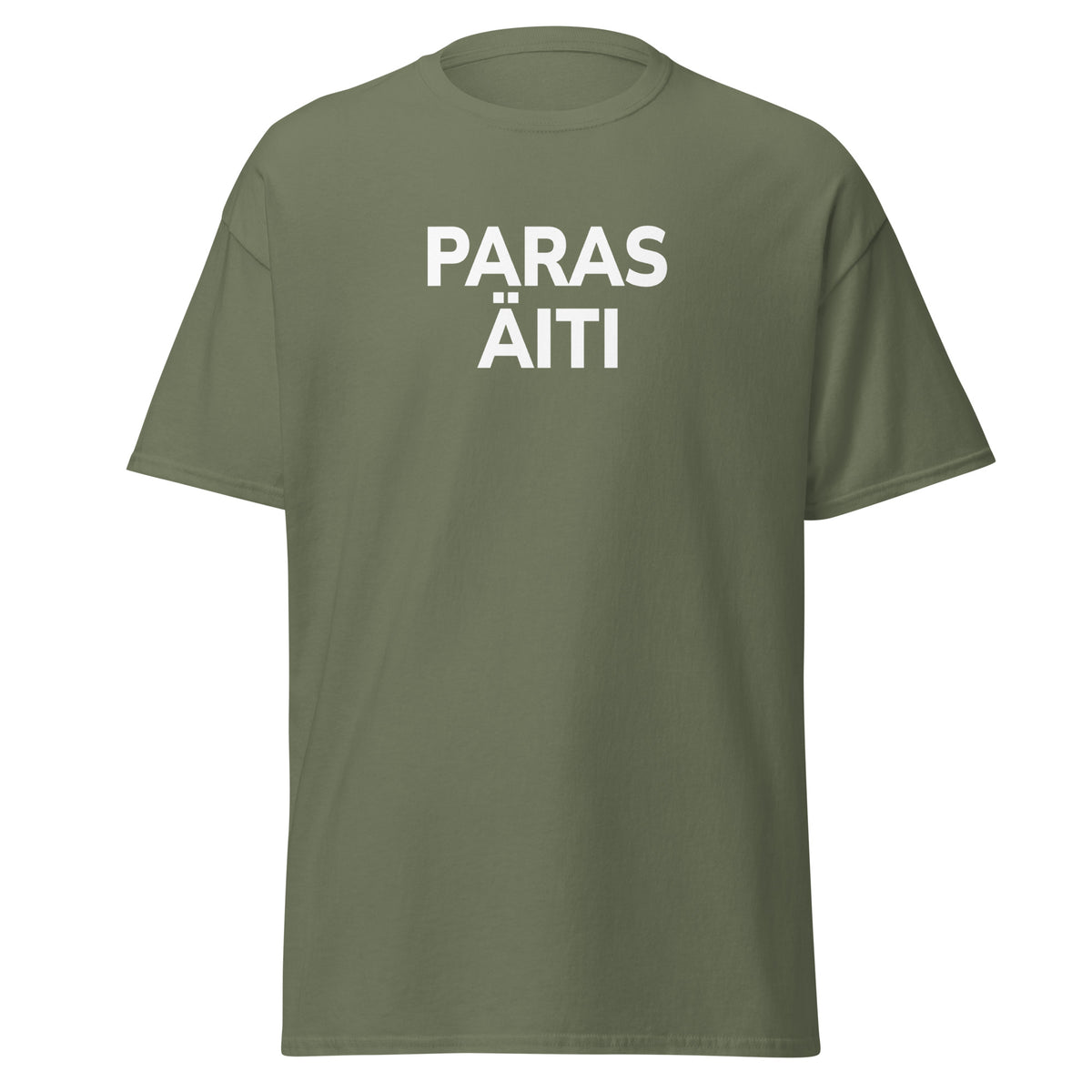 Meemirotta paras äiti t-paita vihreänä, täydellinen lahja äideille