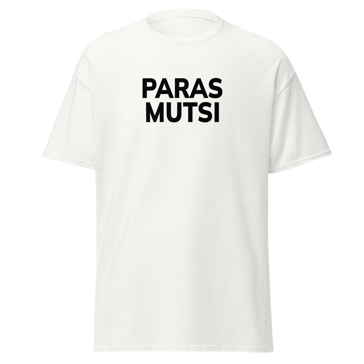 Valkoinen paras mutsi t-paita isolla mustalla tekstillä mukaville päiville