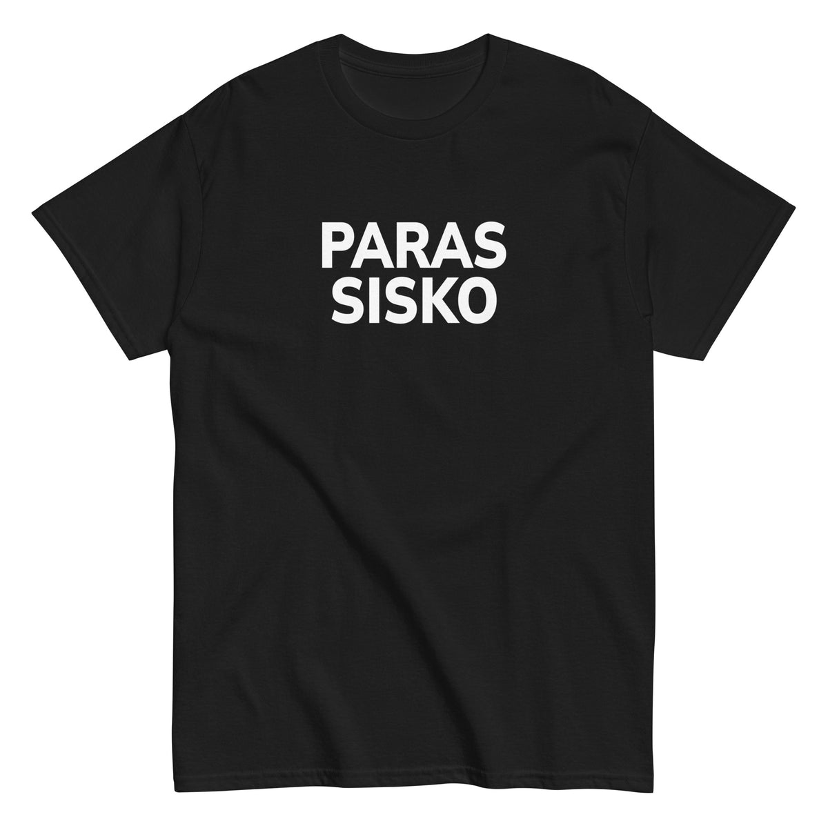 Mustat paras sisko t-paita, jossa valkoinen teksti, täydellinen lahja siskolle