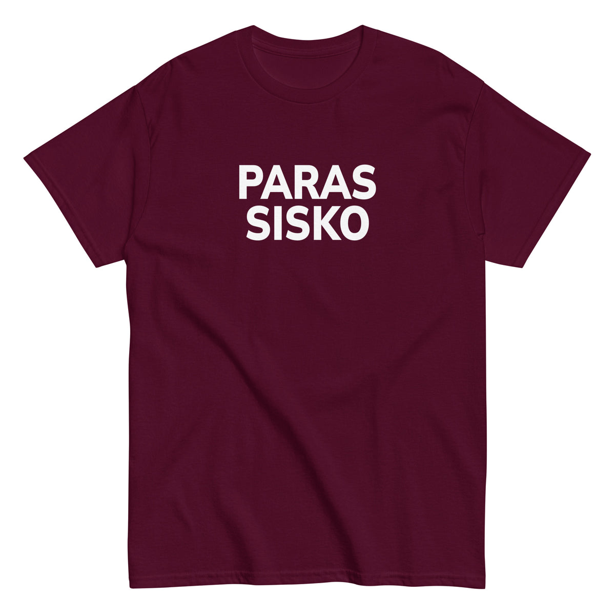 Meemirotta Paras sisko t-paita tummanpunaisena selkeällä tekstillä