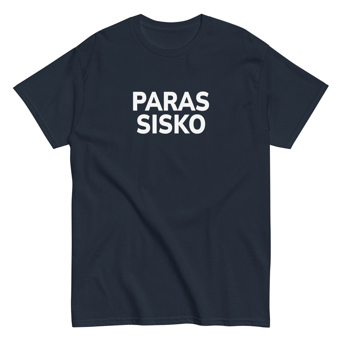 Meemirotta paras sisko t-paita tummansinisellä taustalla ja valkoisella tekstillä