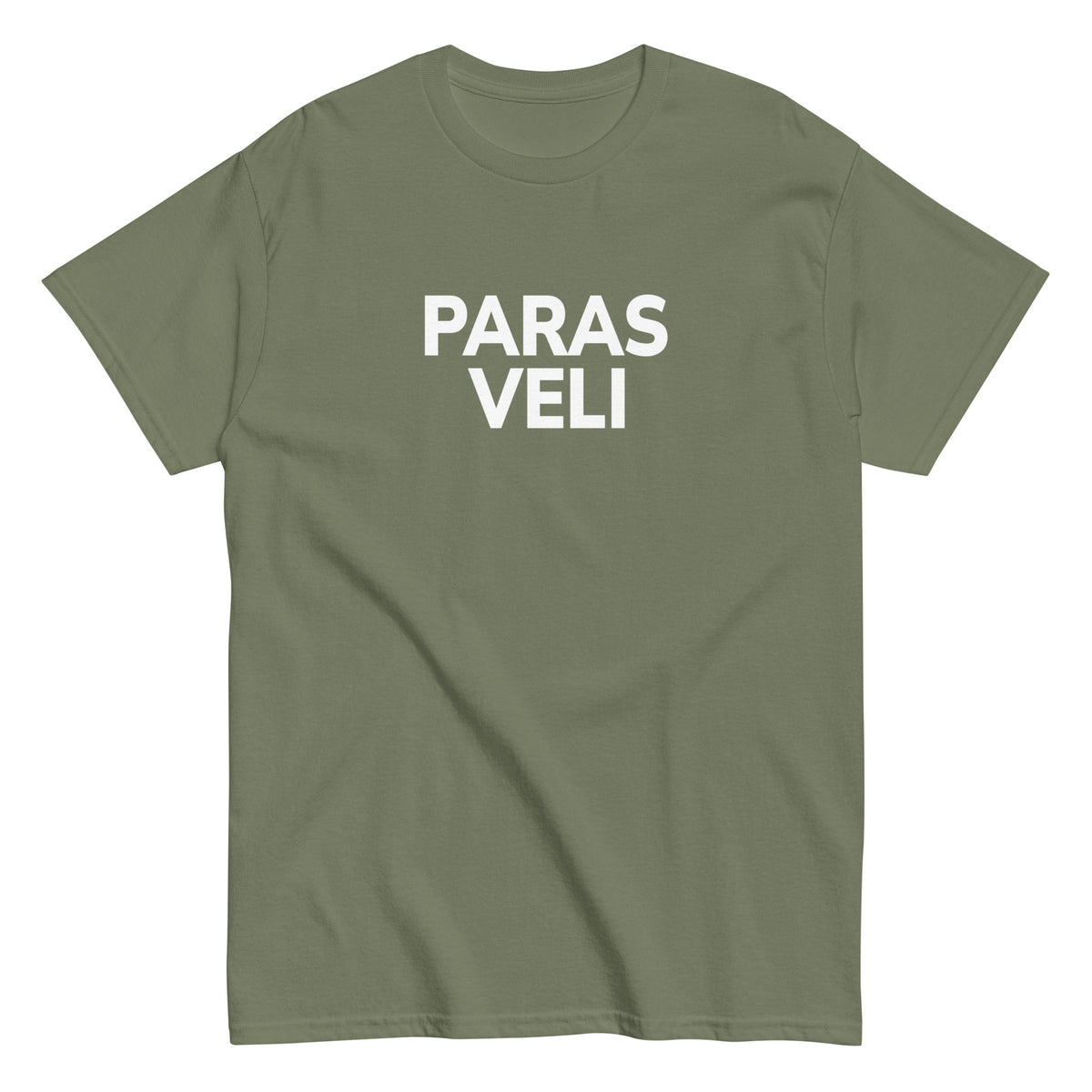 Meemirotta paras veli t-paita oliivinvihreällä pohjalla valkoisella painatuksella