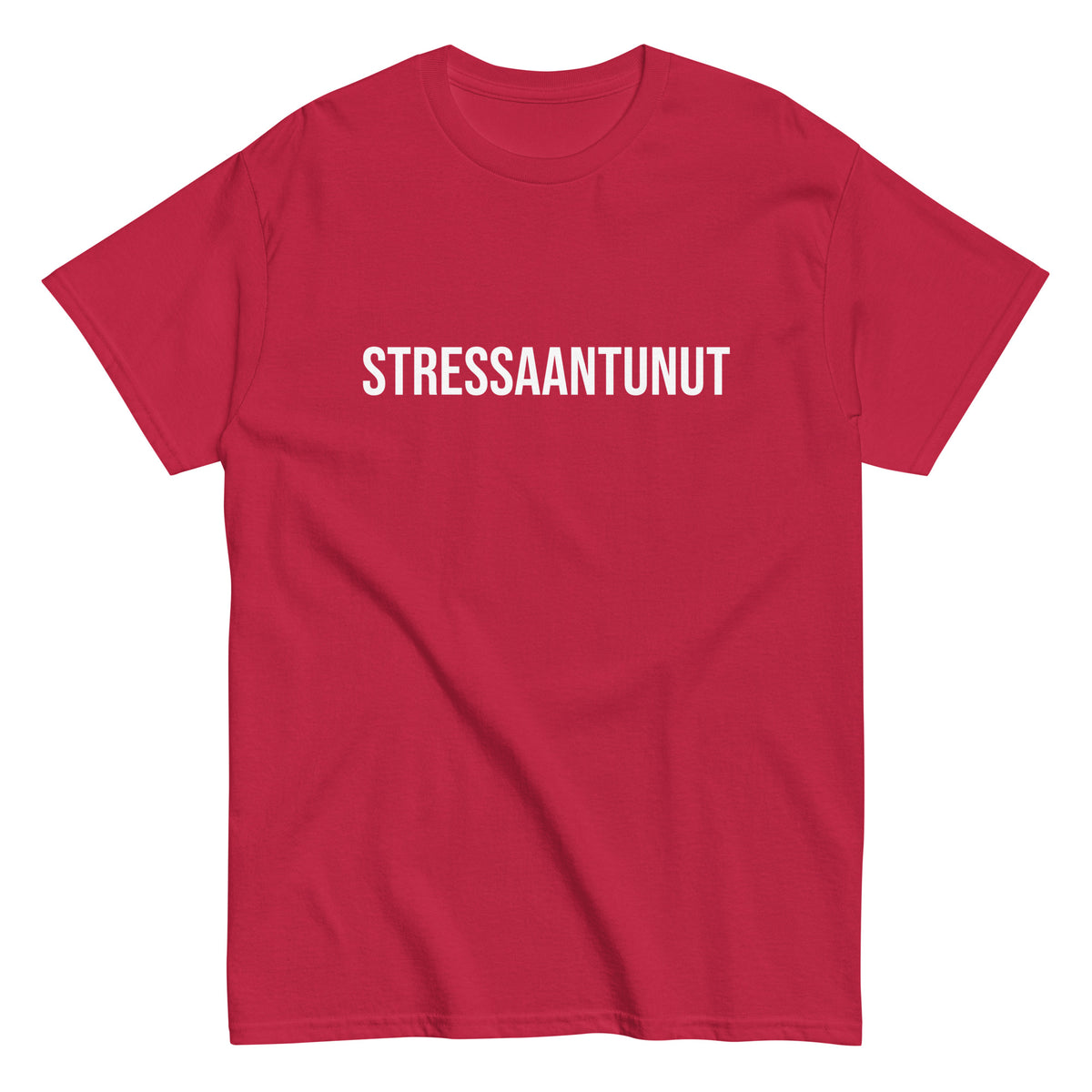 Tässä hauskat payattien joukossa erottuvan Meemirottan "Stressantunut T-Paita" rinnassa on sana "STRESSAANTUNUT" silmiinpistävän valkoisin kirjaimin. Se on ihanteellinen niille, jotka arvostavat meemivaatteita, joissa huumori ja tyyli yhdistyvät saumattomasti.