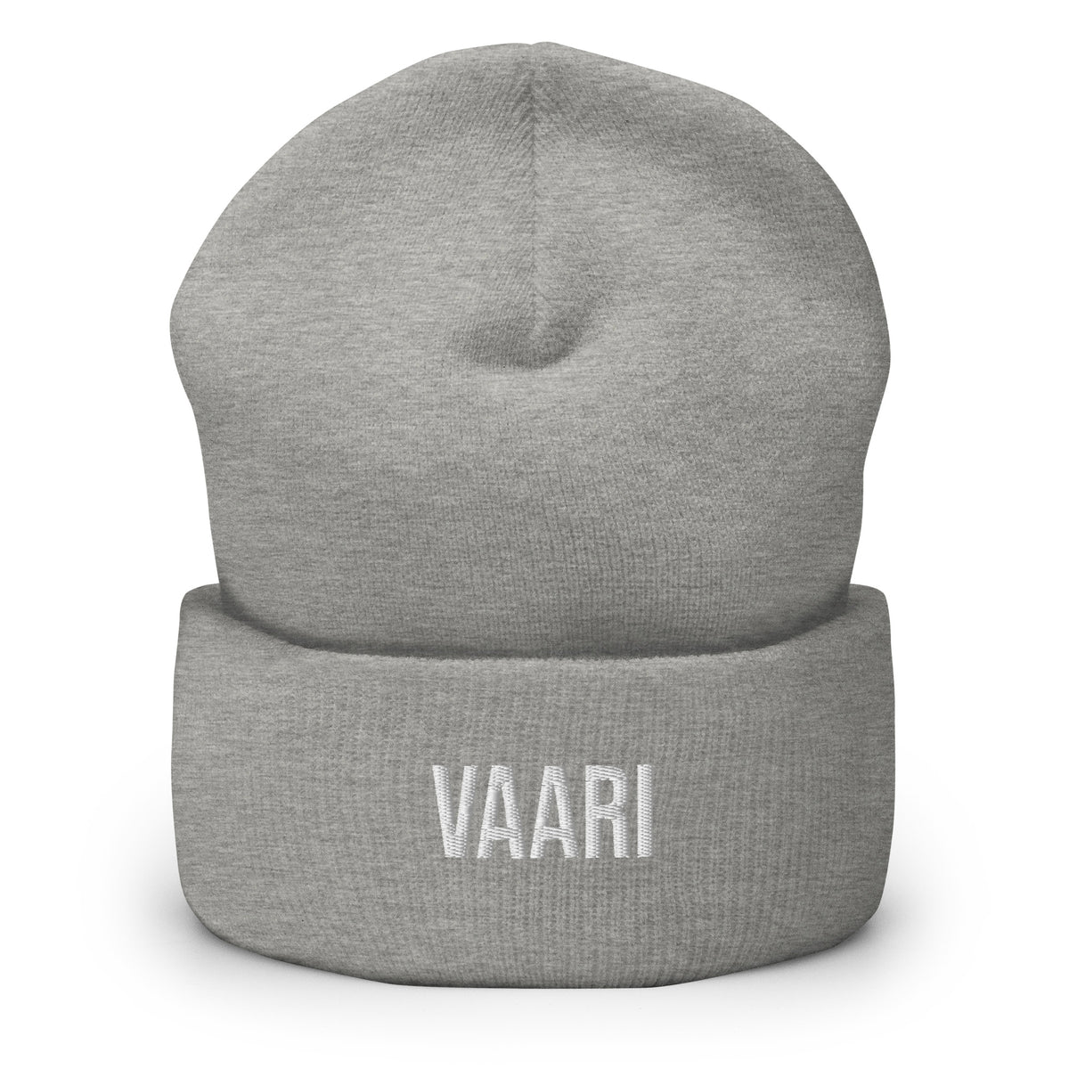 Harmaa vaari-pipo lahjaksi, pehmeä materiaali ja muotonsa säilyttävä rakenne