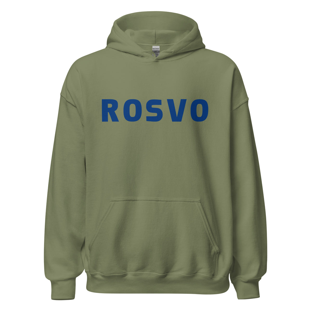 Henkilöllä on yllään Meemirottan "Rosvo Huppari", jonka edessä on lihavoitu sinisillä kirjaimilla "ROSVO". Tämä hauska paita, jossa on kätevä etutasku, ponnahtaa tasaista taustaa vasten ja toimii erinomaisena lahjaideana meemivaatteiden ystäville.