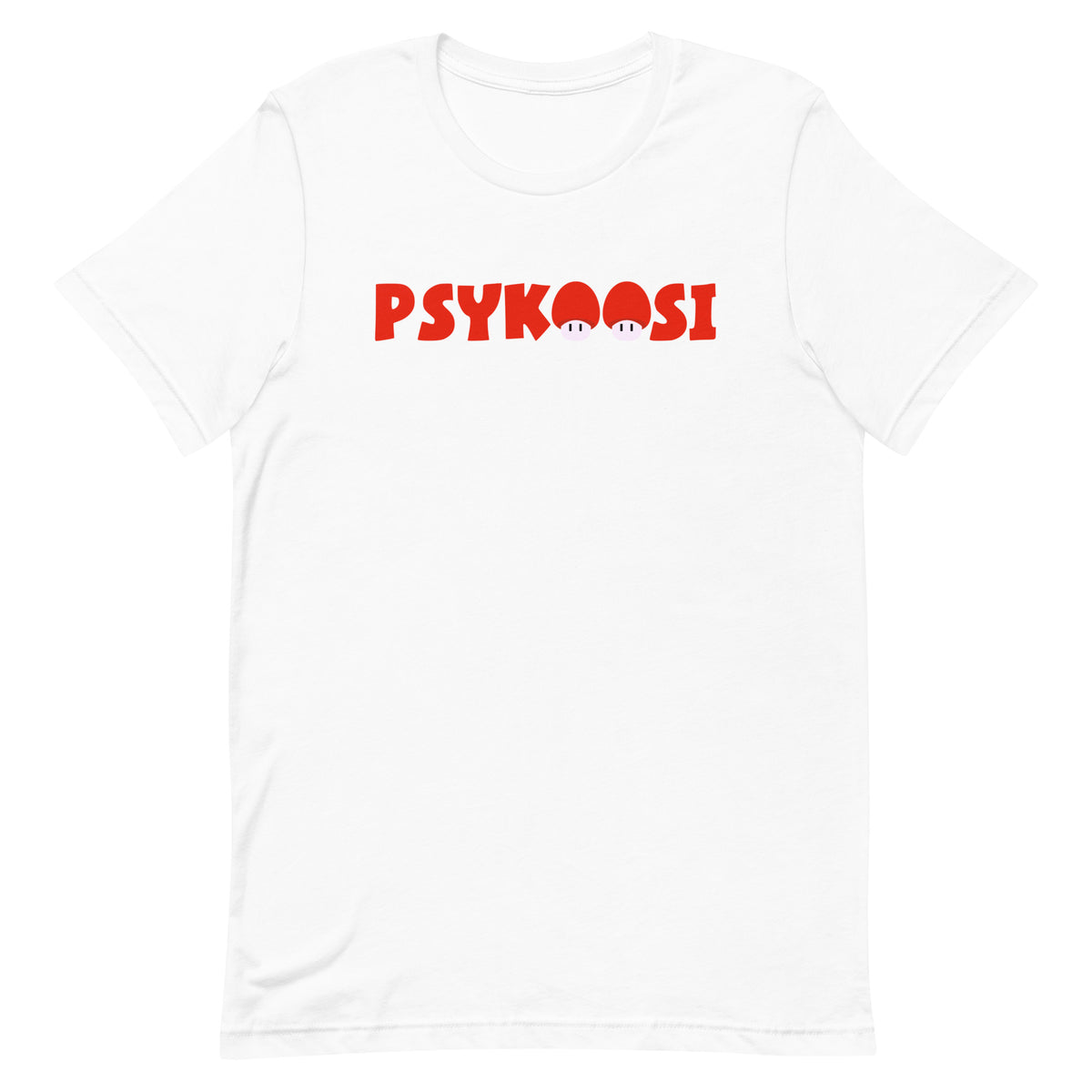 Meemirottan Vihreä Psykoosi T-Paitassa on lihavoitu punainen "PSYKOOSI"-kirjoitus rinnassa, ja kaksi sarjakuvasilmää muodostavat taitavasti keskimmäiset "O"-kirjaimet lisäten leikkisää ilmettä. Tämä hauskat payat -valinta on myös erinomainen lahjaidea kaikille ainutlaatuisia tyylejä arvostaville.